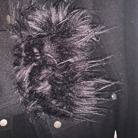 Express Black Winter Coat Size 10 - Picture 7 of 7